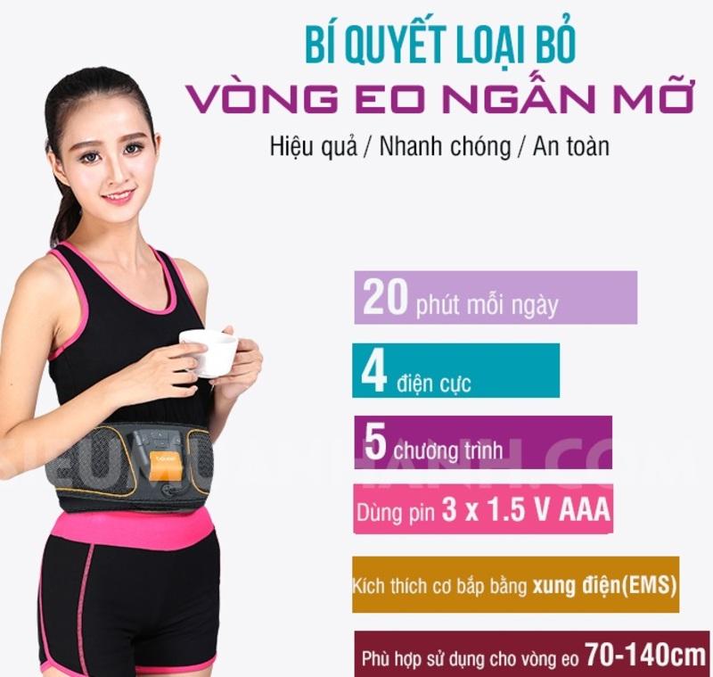 Máy Massage Giảm Mỡ Bụng Beurer EM37, Đai Mát Xa Quấn Nóng, Rung Bụng Tan Mỡ, 5 Chương Trình Tùy Chọn, Nhập Đức