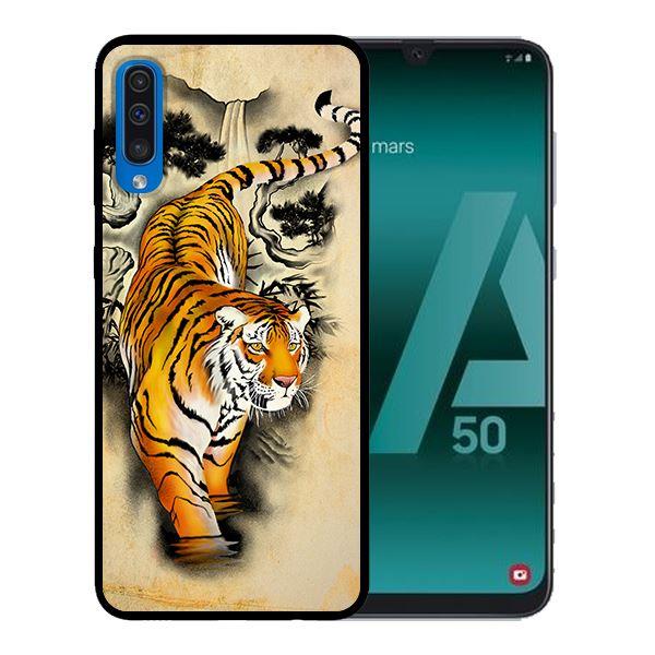 Ốp lưng in cho Samsung Galaxy A7 2018 mẫu Hổ - Hàng chính hãng