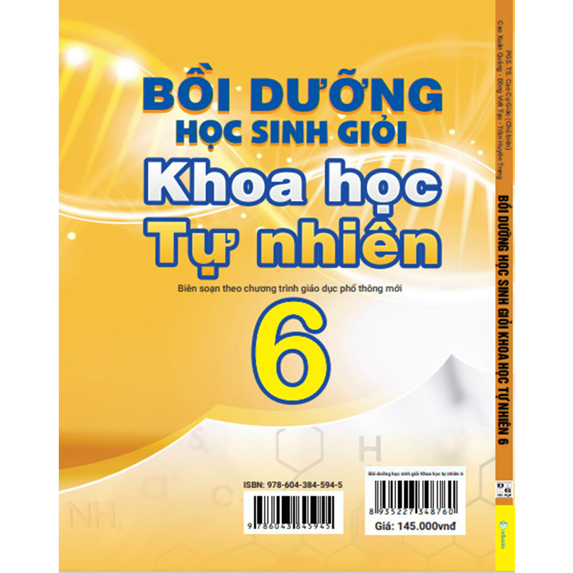 Sách - Bồi Dưỡng Học Sinh Giỏi Khoa Học Tự Nhiên Lớp 6 ( Biên Soạn Theo Chương Trình GDPT Mới ) - ndbooks