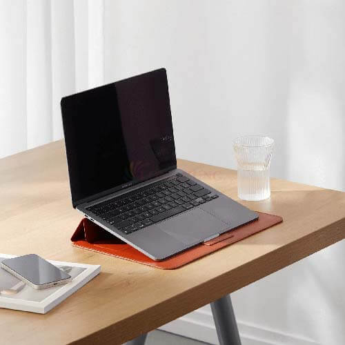 Túi chống sốc kiêm giá đỡ HyperShield Stand and Go Sleeve Mbook Air/Pro 13/14/15/16 inch HS595 - Hàng chính hãng