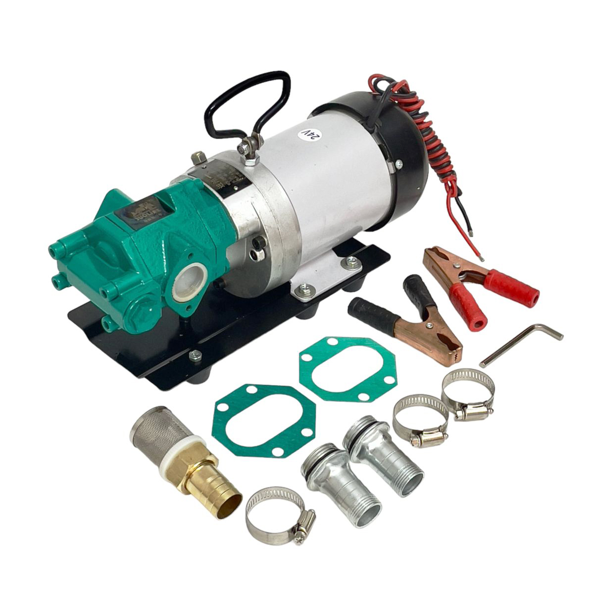 Máy Bơm Dầu 24V Suoli WCB-75L – 75L/phút, Bơm Diesel &amp; Dầu Nhớt, Mạnh &amp; Ổn Định