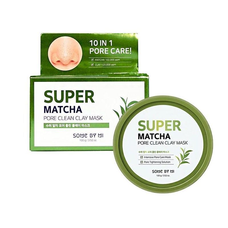 Mặt Nạ Đất Sét Some By Mi Super Matcha Pore Clean Clay Mask 100g