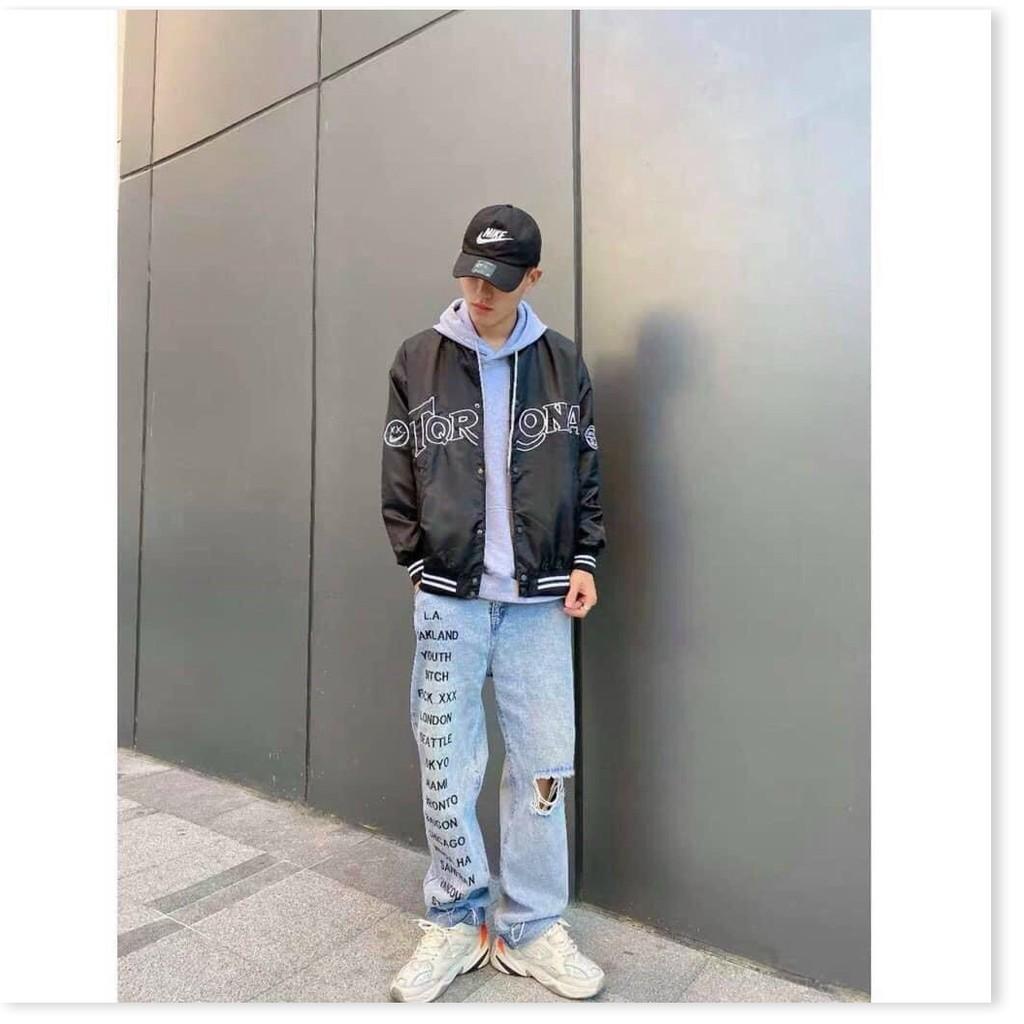 ÁO KHOÁC DÙ BOMBER UNISEX NAM