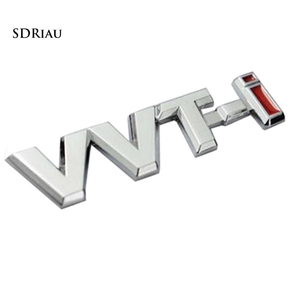 Metal VVTi Letters Logo Car Sticker Emblem Badge Decoration for Toyota Camry