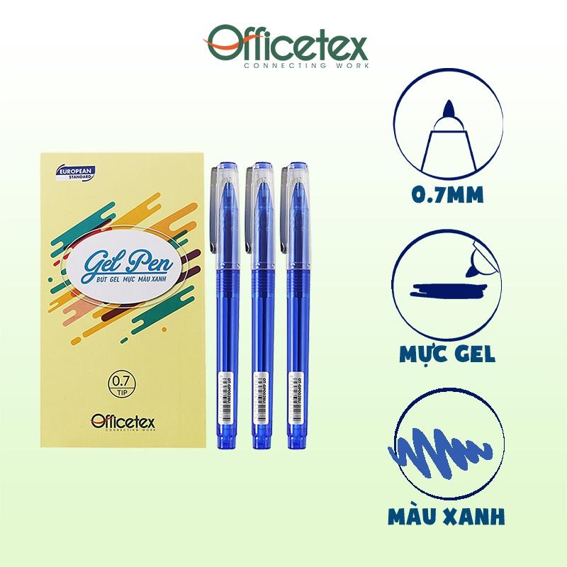 Bút gel mực đen / xanh OT-GP002 (6 Cây