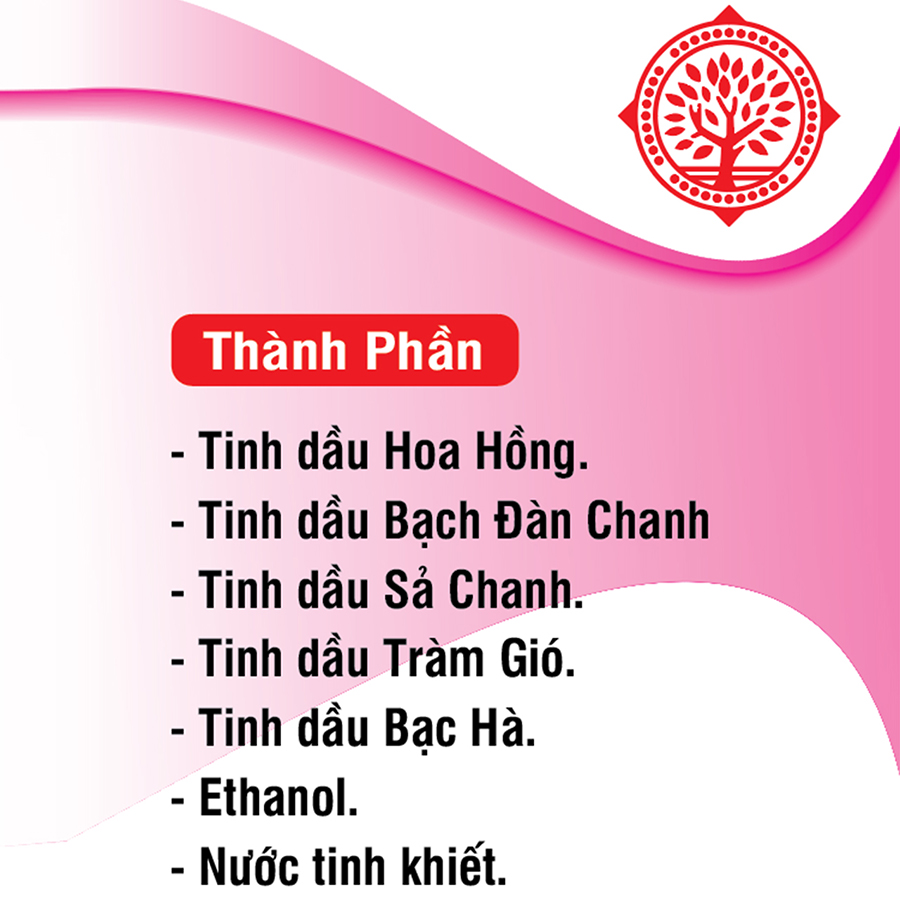 Tinh Dầu Xịt Phòng Thiên Nhiên Gold - Hoa Hồng 50 ml