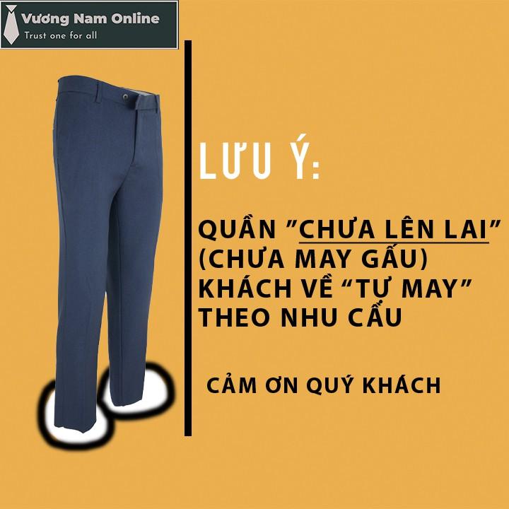 Quần tây nam cao cấp trung niên ống suông vải mềm mịn, Quần âu nam đen đẹp
