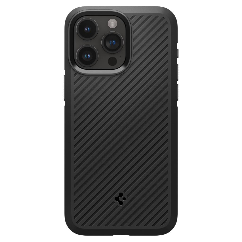 Ốp lưng cho iPhone 15 Pro Max/ 15 Pro/ 15 Plus/ 15 Spigen Core Armor Matte Black - Hàng chính hãng