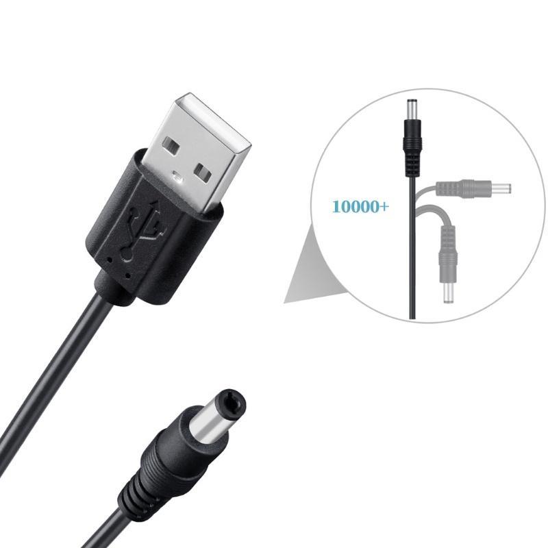 Dây cáp sạc ROX 11 trong 1 5V USB sang DC 5.5x2.1mm cho bộ định tuyến loa điện thoại
