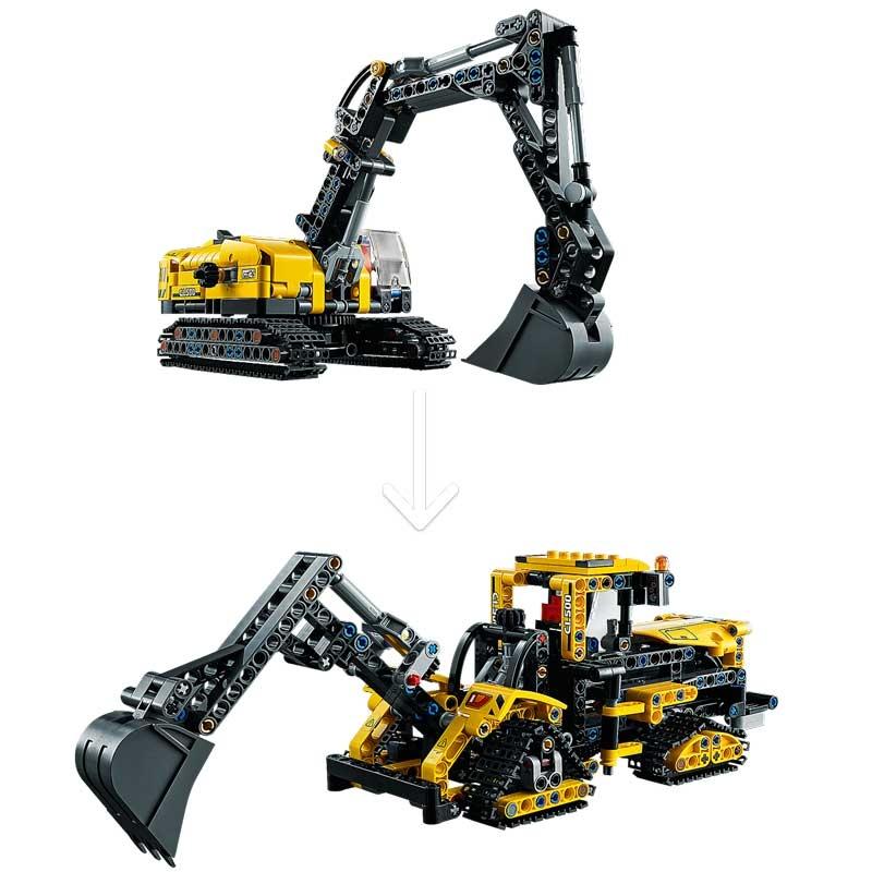 Đồ Chơi Lắp Ráp LEGO Technic 2 In 1 42121 - Heavy-Duty Excavator (569 Mảnh Ghép)