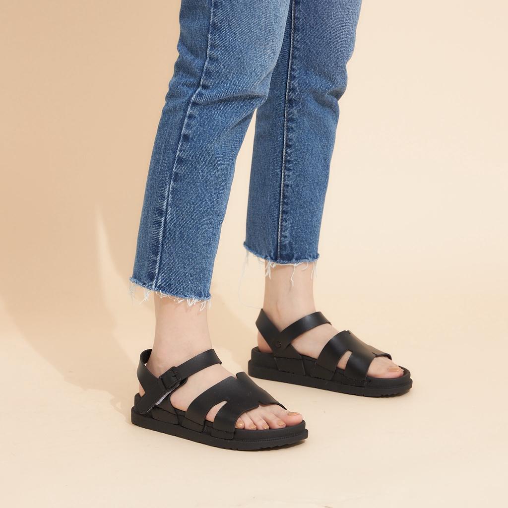 Giày MWC 2946 - Giày Sandal Nữ Quai Chữ H Đế Cao Thanh Lịch Thời Trang