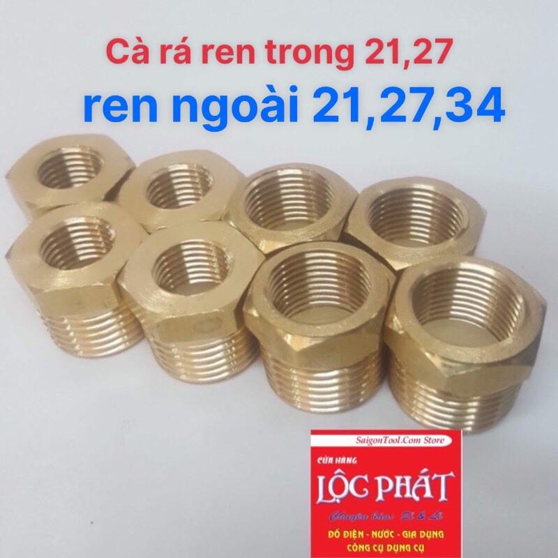 Đầu nối ren trong, ren ngoài thau  - nhiều kích cỡ
