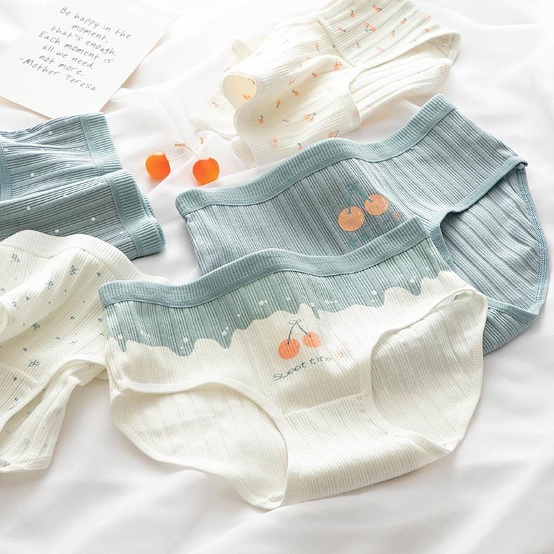 Set 5 Quần Lót Nữ Cotton Siêu Thoáng Nâng Mông Co Giãn Siêu Thích