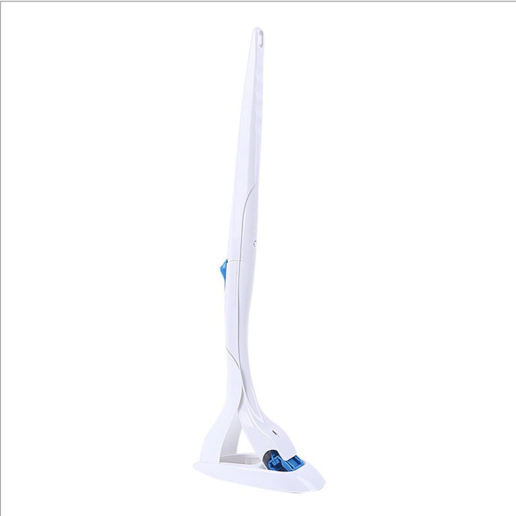 Bộ Bàn Chải Vệ Sinh Bồn Cầu Công Nghệ Nhật Bản - tặng 12 đầu lau, móc treo đa năng