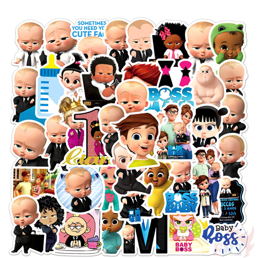 Set 30 Sticker The Boss Baby Nhóc Trùm Siêu Quậy