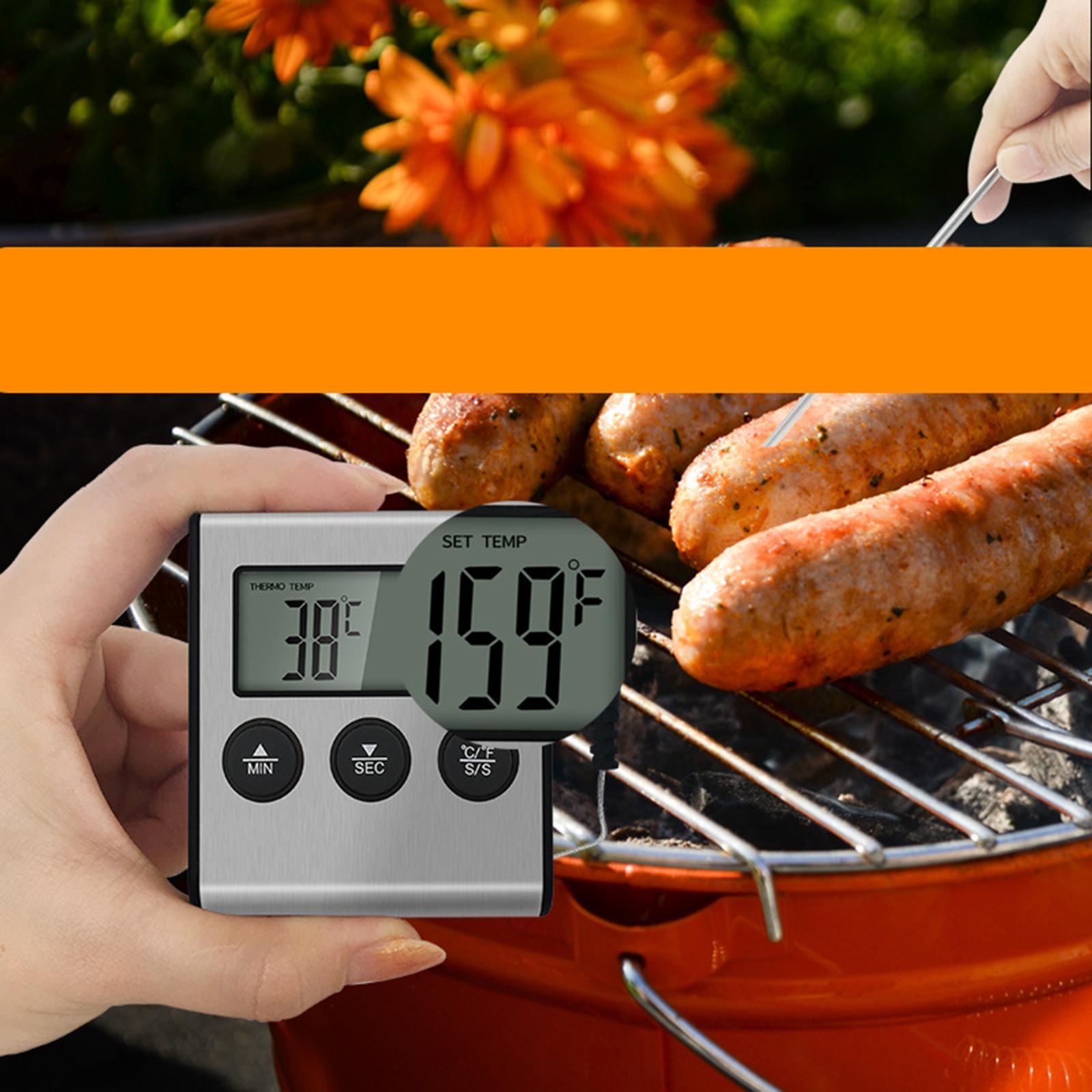 Digital Thermometer Grill Thermometer Multifunctional Food Thermometer Kitchen BBQ Thermometer,