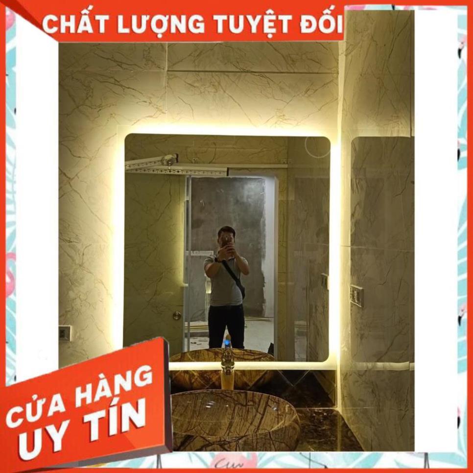 Gương đèn LED cảm ứng phá sương thông minh dành cho phòng tắm kích thước 70x90cm- mirror HK3004