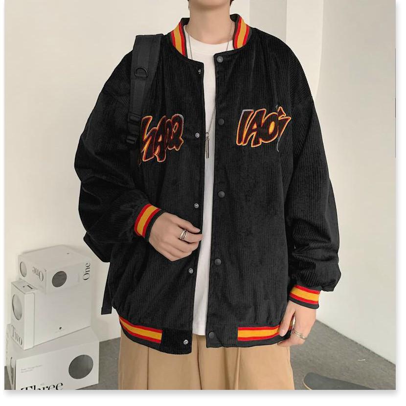 ÁO KHOÁC NHUNG BOMBER UNISEX NAM NỮ TRANG NEMO 36 FASHION