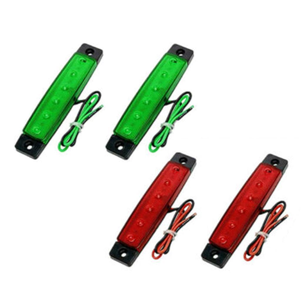 LED Signal Nav Navigation Light Strip Port Starboard Marine Boat Red Green Light