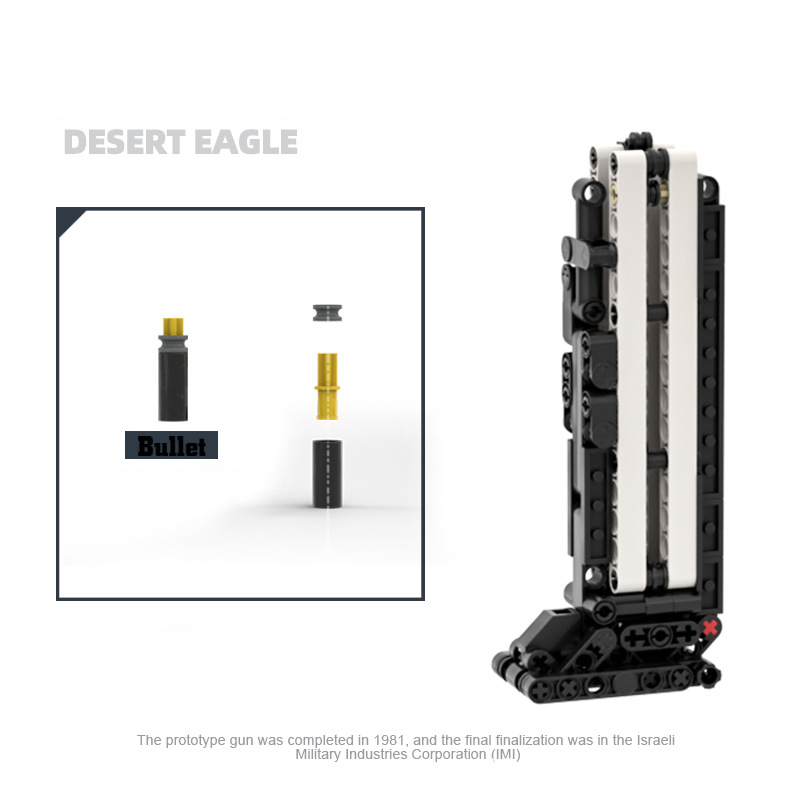 Đồ Chơi Lắp Ghép Xếp Hình Mô Hình Lục Desert Eagle Black Ice 900+ Mảnh Ghép,Bản Thiết Kế Tiêu Chuẩn Kevin183.Đồ Chơi Thông Minh Cho Bé