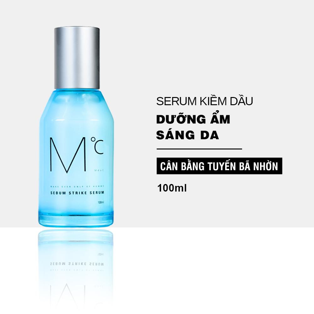 Serum kiềm dầu và dưỡng ẩm dành cho nam MdoC Sebum Strike Serum 100ml Tinh chất dưỡng ẩm và kiểm soát tiết dầu JN-MSR01