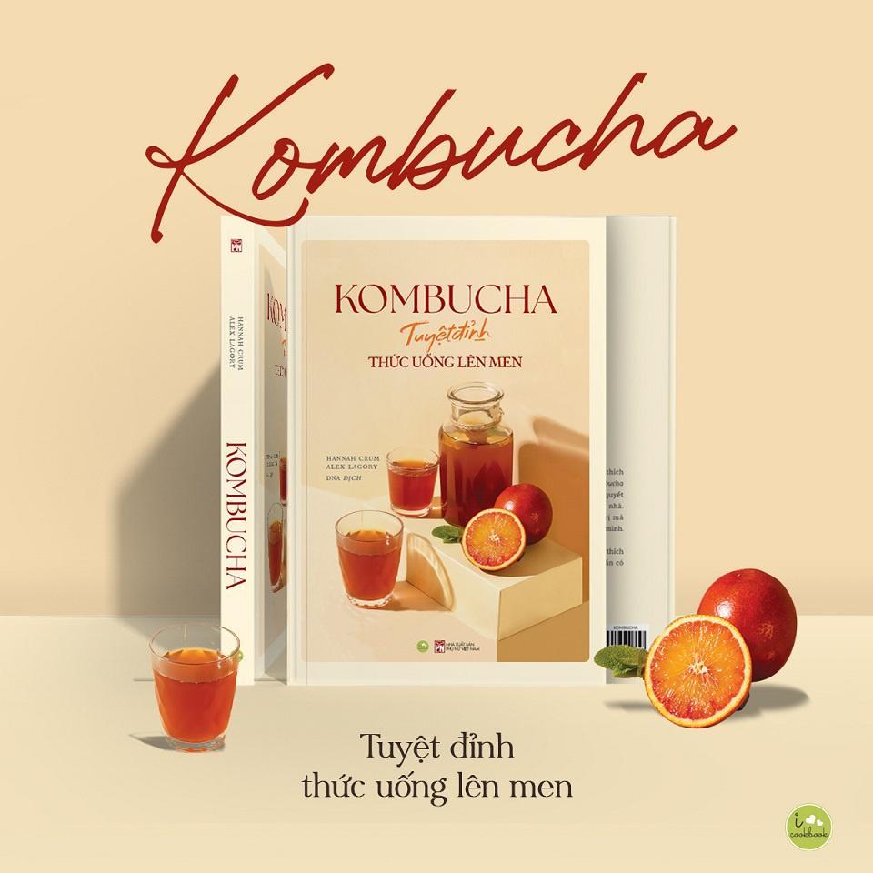 Sách  Kombucha  Tuyệt Đỉnh Thức Uống Lên Men - Bản Quyền