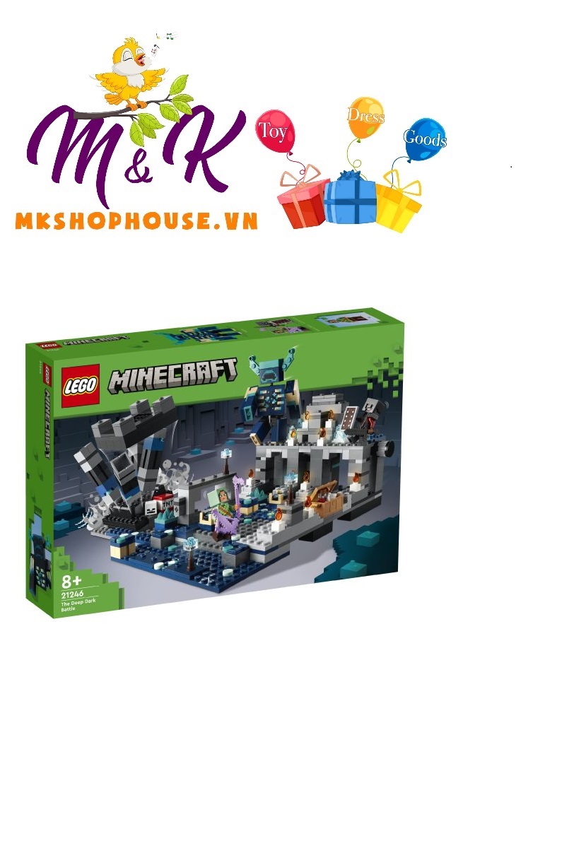 LEGO Minecraft 21246 Trận Chiến Tại Đầm Lầy (584 Chi Tiết)