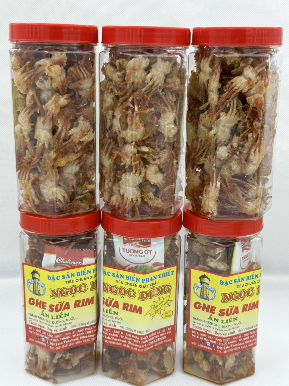 Đặc Sản Phan Thiết - Ghẹ Sữa Rim Hộp Gói 200 Gram Đã Chế Biến Ăn Liền Ngon Ơi Là Ngon. Hạn Sử Dụng 12 Tháng Kể Từ Ngày Đặt Hàng - Ocop 4 Sao