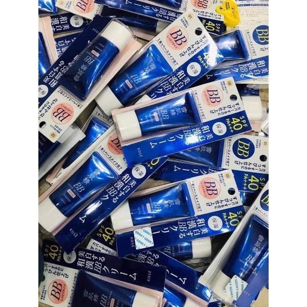 Kem trang điểm BB Kose Sekkisei White Cream 6 in 1 Nhật tuýp 30g