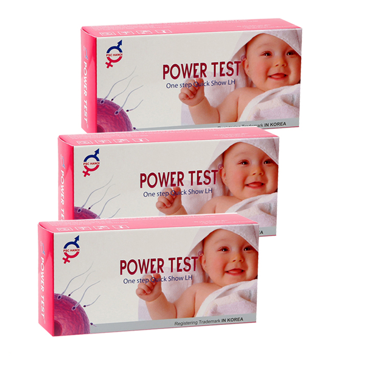 Que thử rụng trứng Powertest hộp 5 test