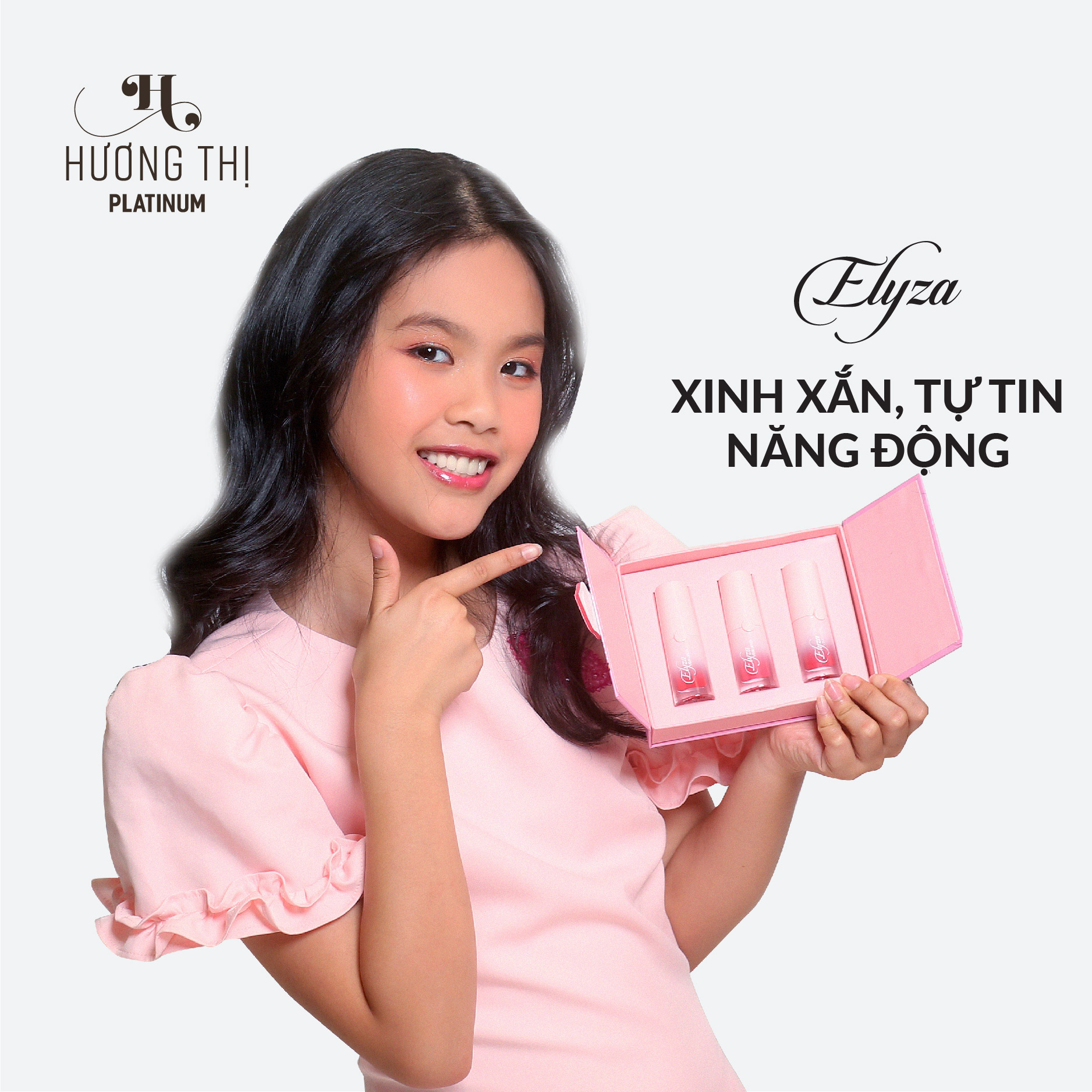 SET 3 CÂY SON  ELYZA  DÀNH CHO TEEN CÁ TÍNH HƯƠNG THỊ PLATINUM