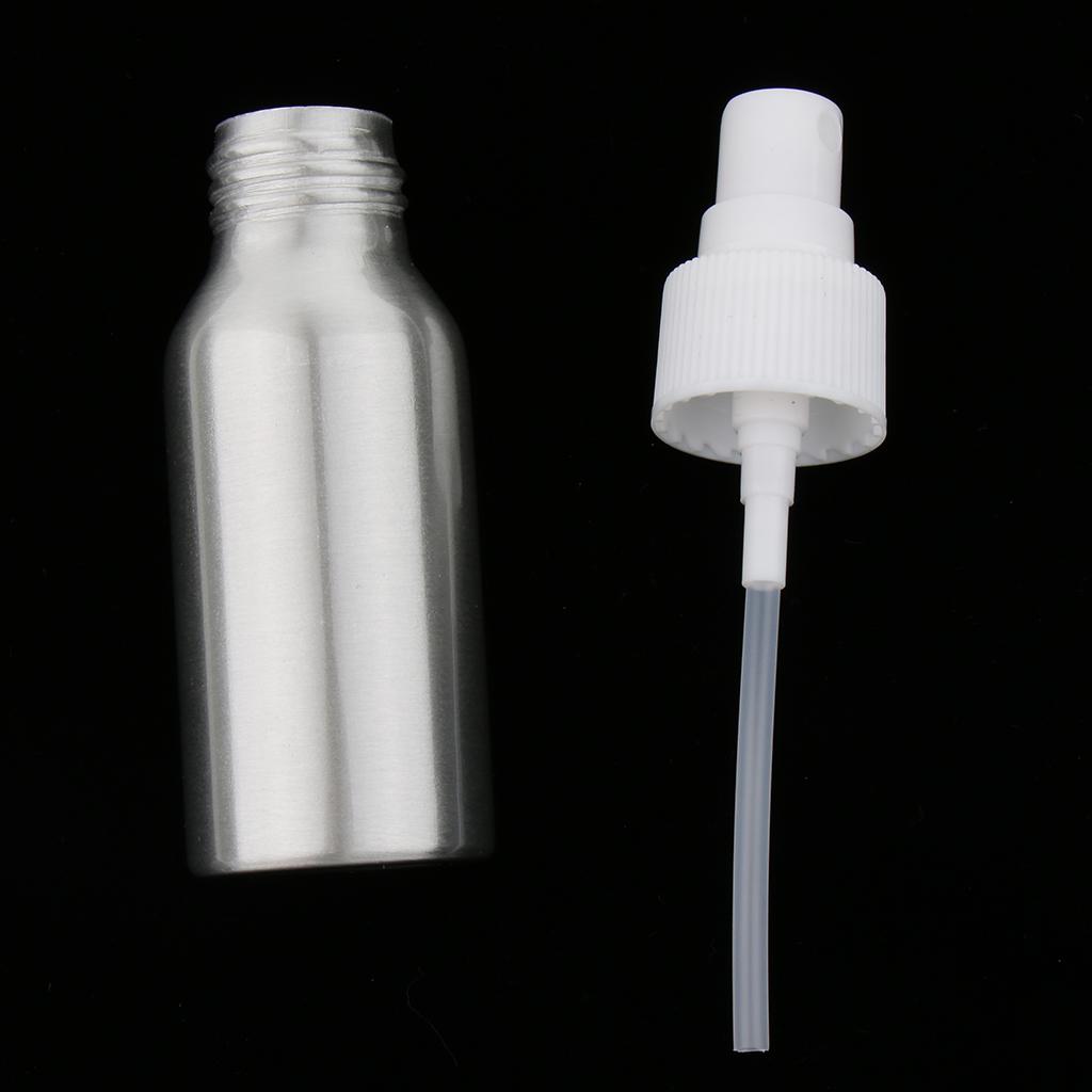 2PCS Aluminum Empty Refillable Fine Mist Spray Bottle Perfume Sparyer 40ml