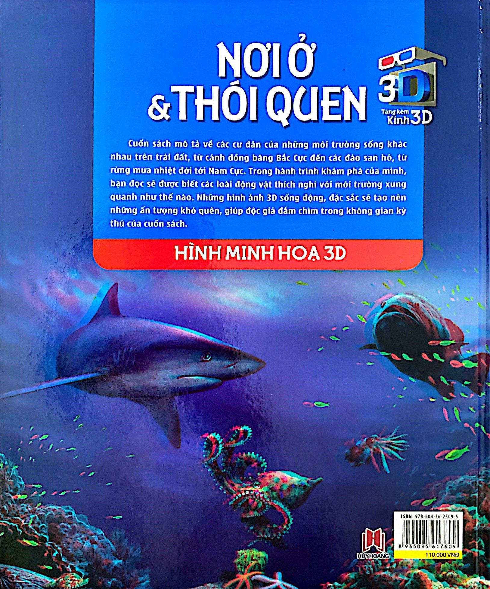 Tủ Sách Thế Giới Động Vật - Nơi Ở Và Thói Quen (Hình Minh Họa 3D)