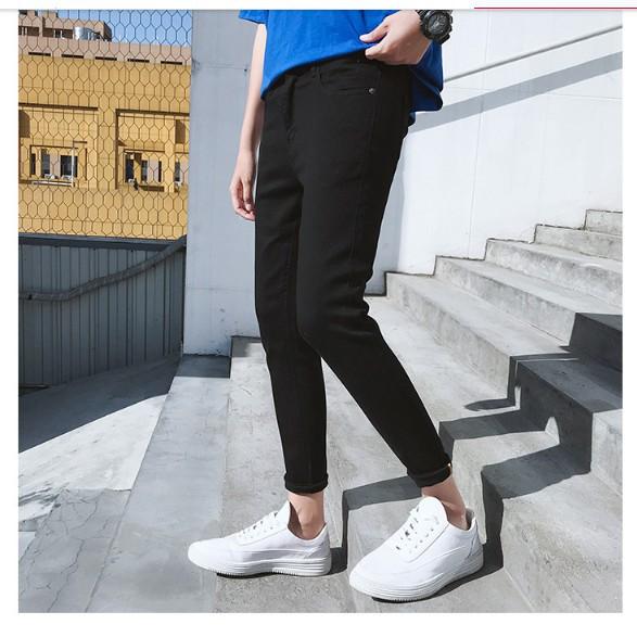 Quần Jeans nam đen trơn