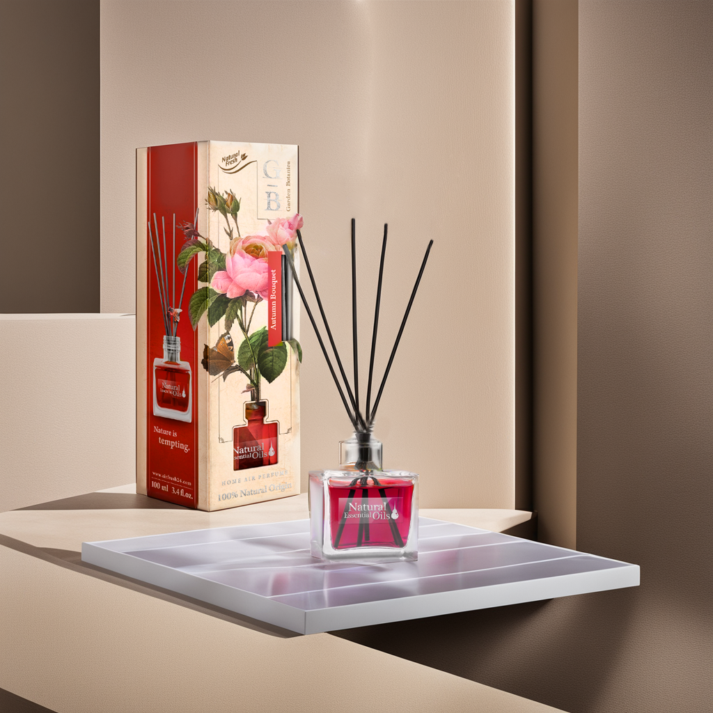 Nước hoa thơm phòng Elix - Garden Botanica - Hương Autumn Bouquet (Hoa mùa thu) - 100ml hàng Chính Hãng nhập khẩu Ba Lan