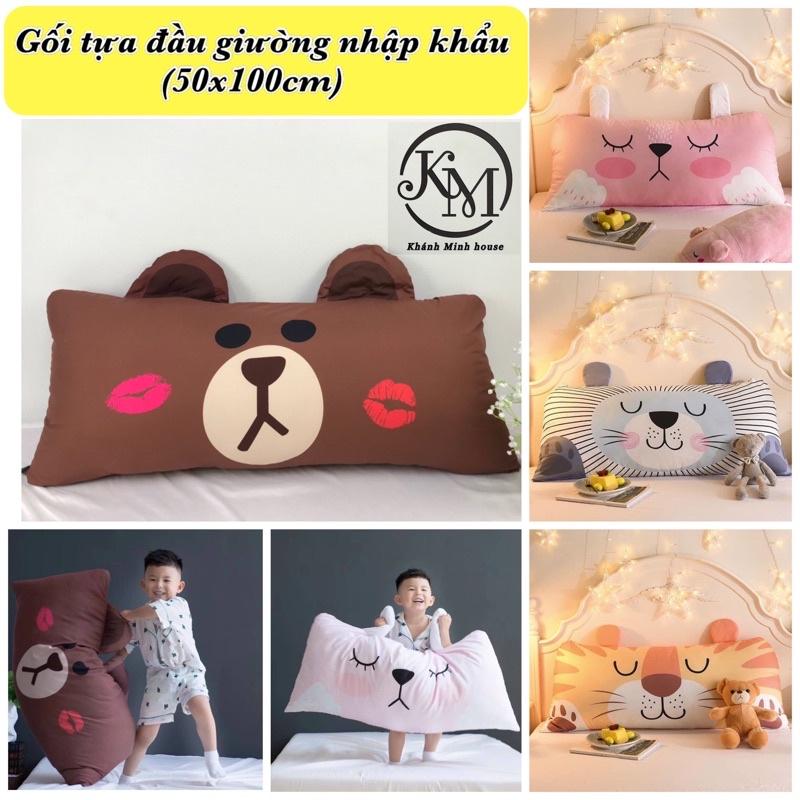 GỐI TỰA ĐẦU GIƯỜNG SIÊU CUTE (sz :50x110cm)