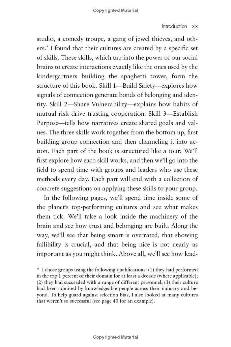 The Culture Code: The Secrets of Highly Successful Groups