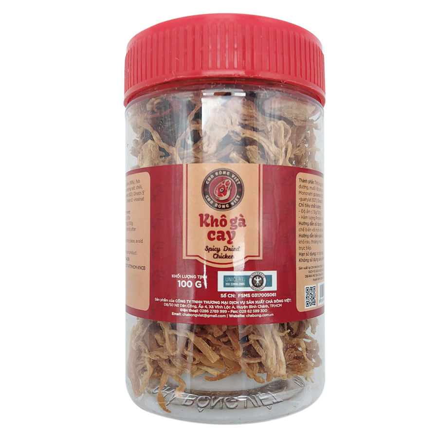 Khô Gà Cay - Chà Bông Việt (100g)