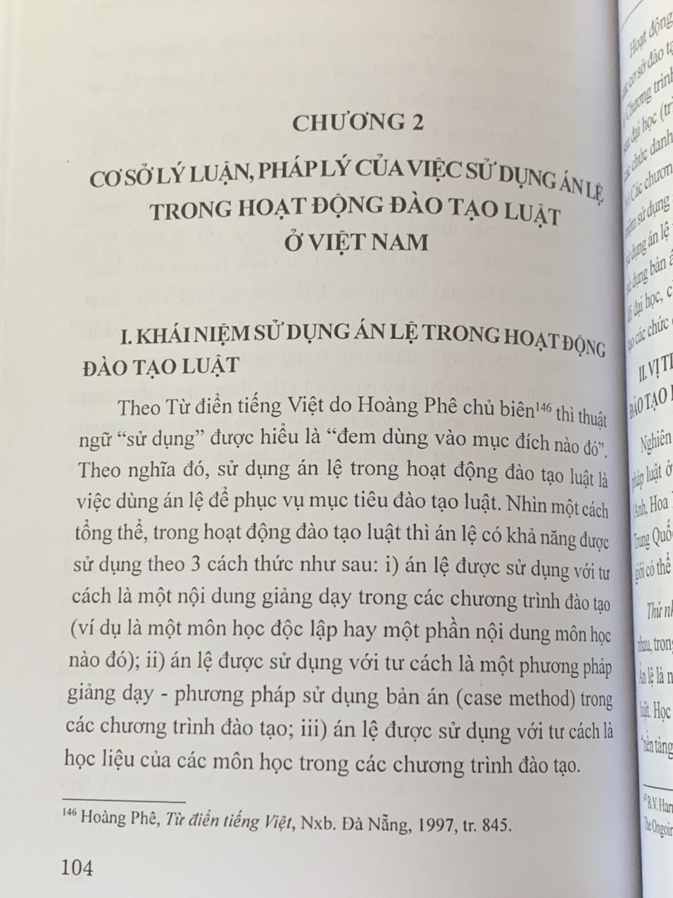 Án lệ và sử dụng án lệ trong đào tạo luật ở Việt Nam hiện nay