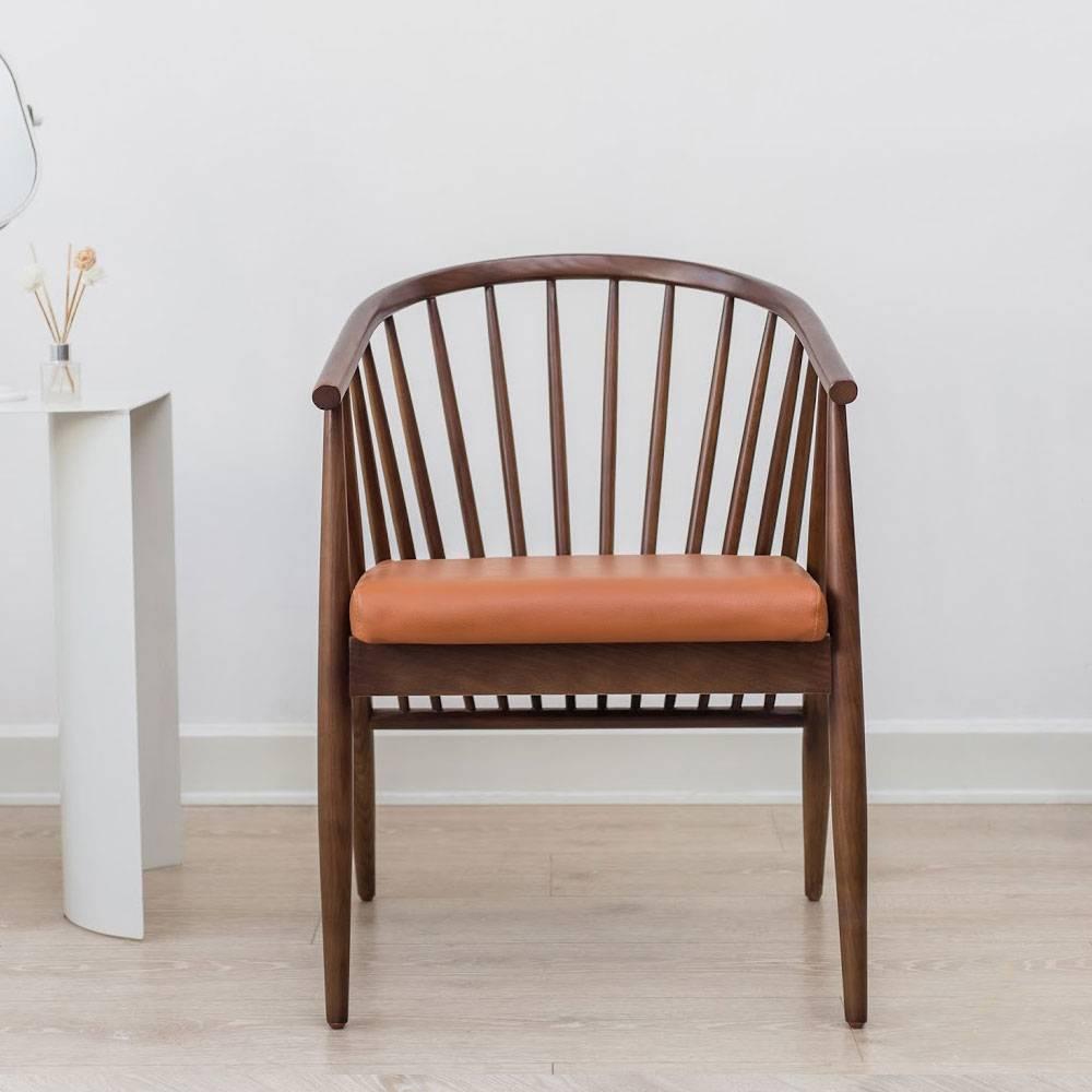 Ghế Genny gỗ ash IBIE nhiều tùy chọn