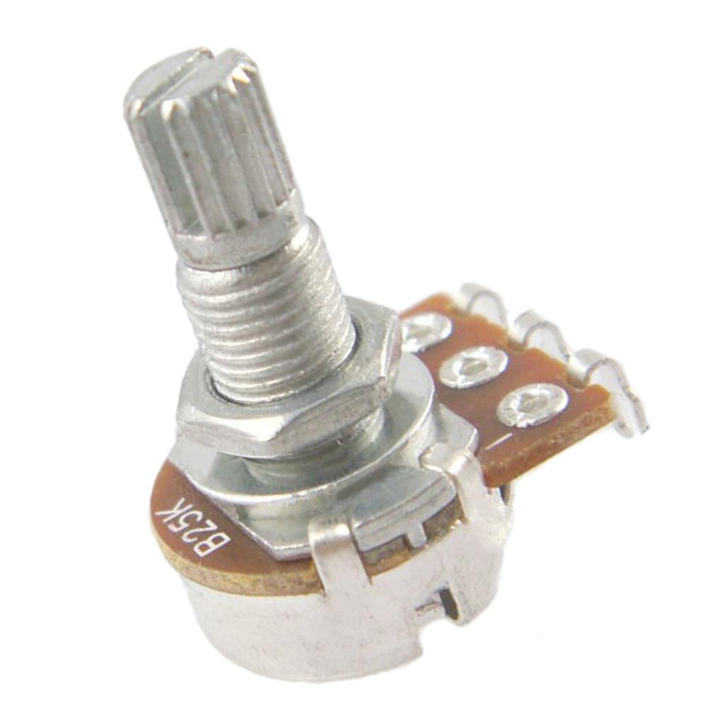 10Pcs  Audio Taper Push/Pull Pot Potentiometer for Guitar/Bass Accessory