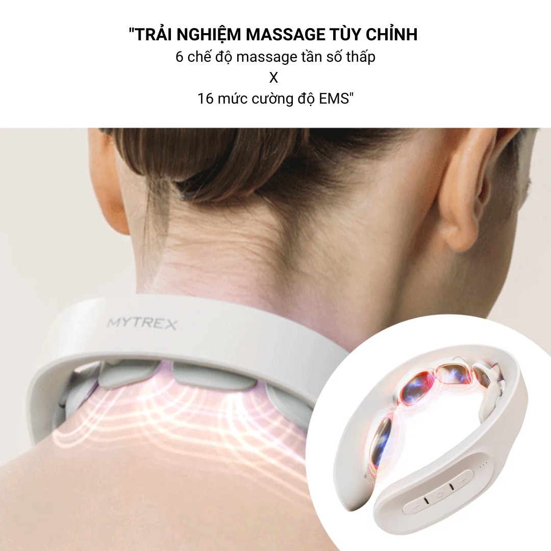 MÁY MASSAGE CỔ VAI GÁY MYTREX DR HEAT NECK hàng chính hãng