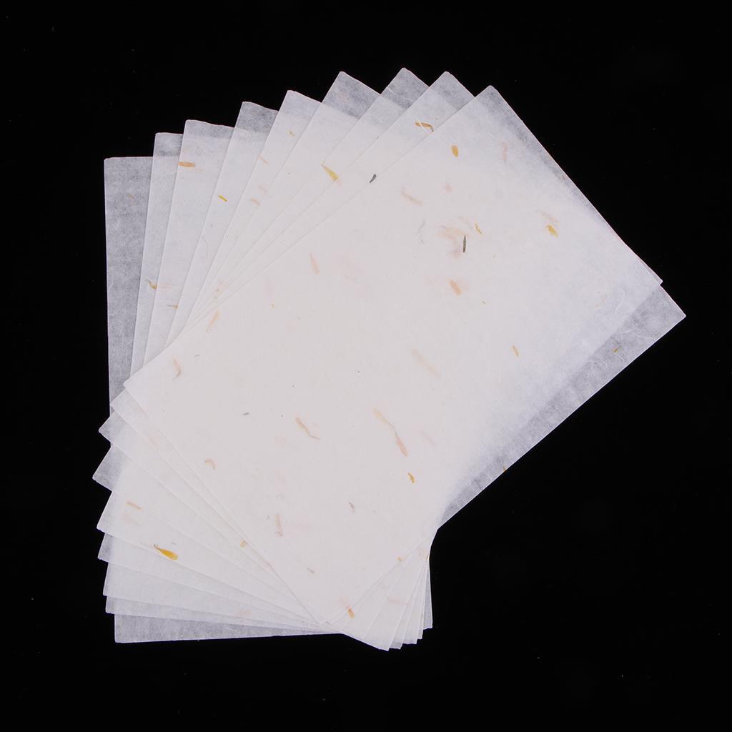 10Pcs Handmade Xuan Paper Washi Paper Stationery Paper