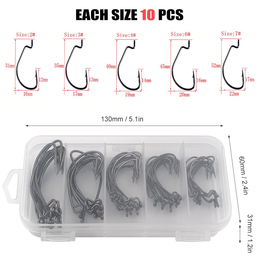 Hộp 150 cái Móc Câu Cá