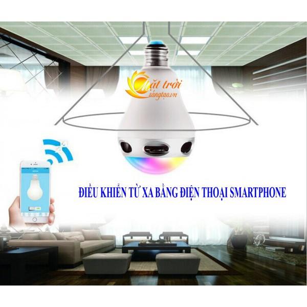 Đèn led đổi màu phát nhạc bluetooth