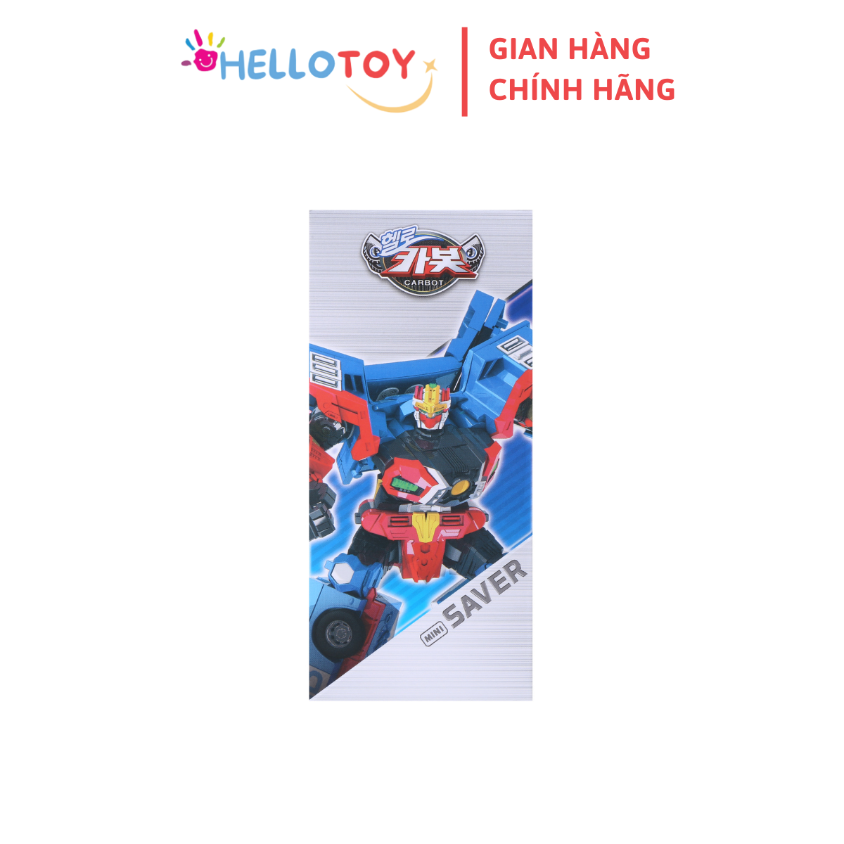 Đồ Chơi Mô Hình Lắp Ráp Xe Hơi Biến Hình HELLO CARBOT Mini Saver