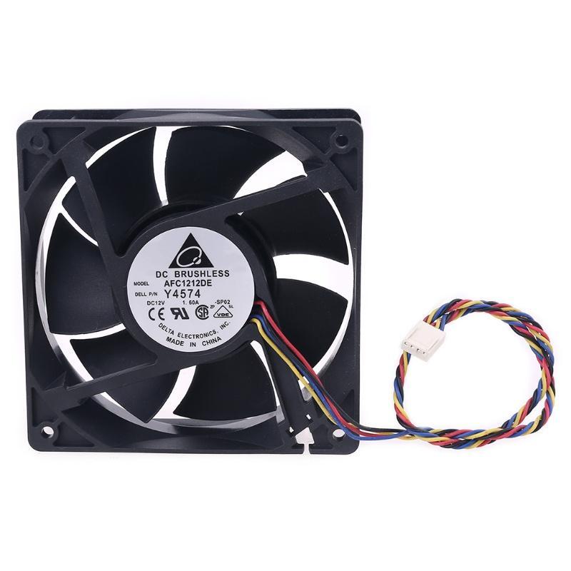 Quạt tản nhiệt PWM 4 dây 120mm 1.6A 12V cho máy Delta AFB1212SHE 12038