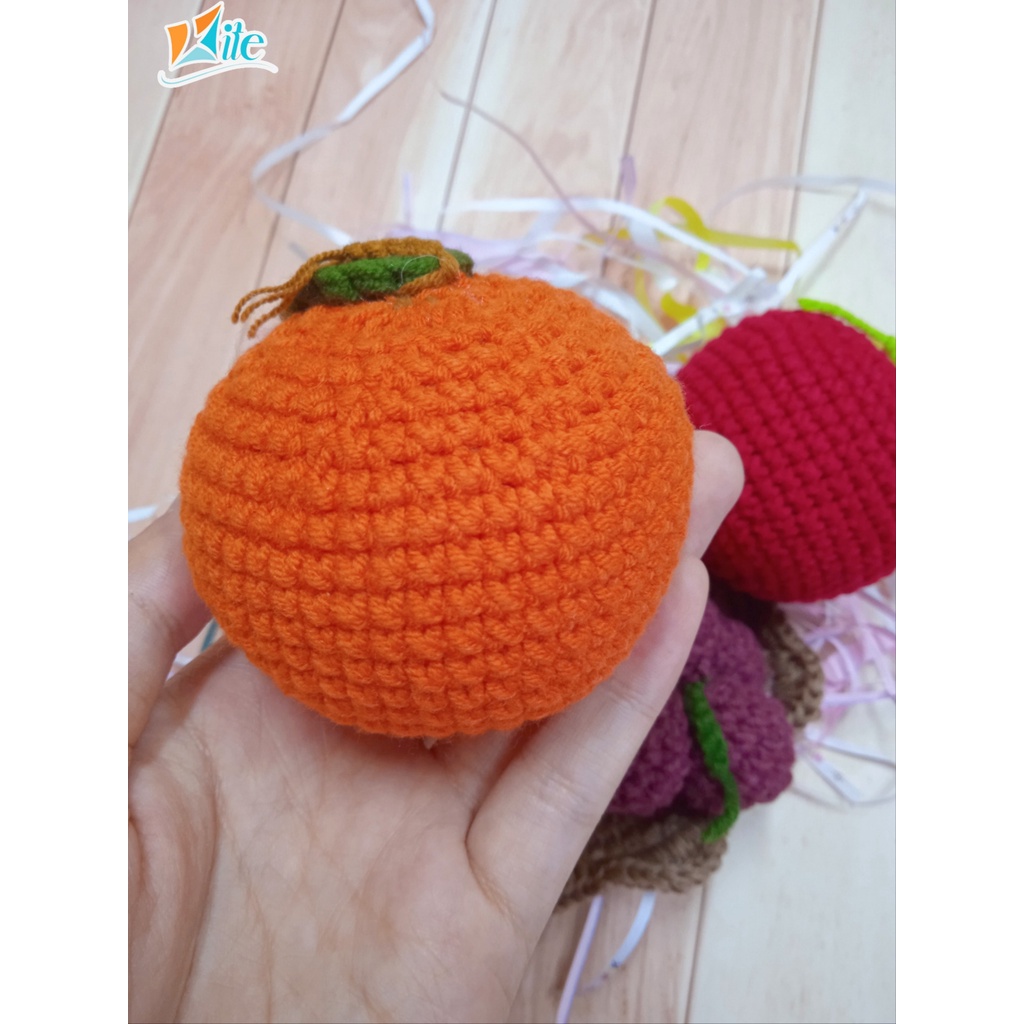 SET Đồ chơi Len 5 Loại Trái Cây/ 7 Loại Rau Củ - Metis Đồ chơi cho con