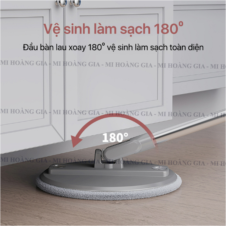 Cây lau nhà tự vắt 2 ngăn tách nước sạch nước bẩn riêng biệt Joybos M17 - Hàng nhập khẩu