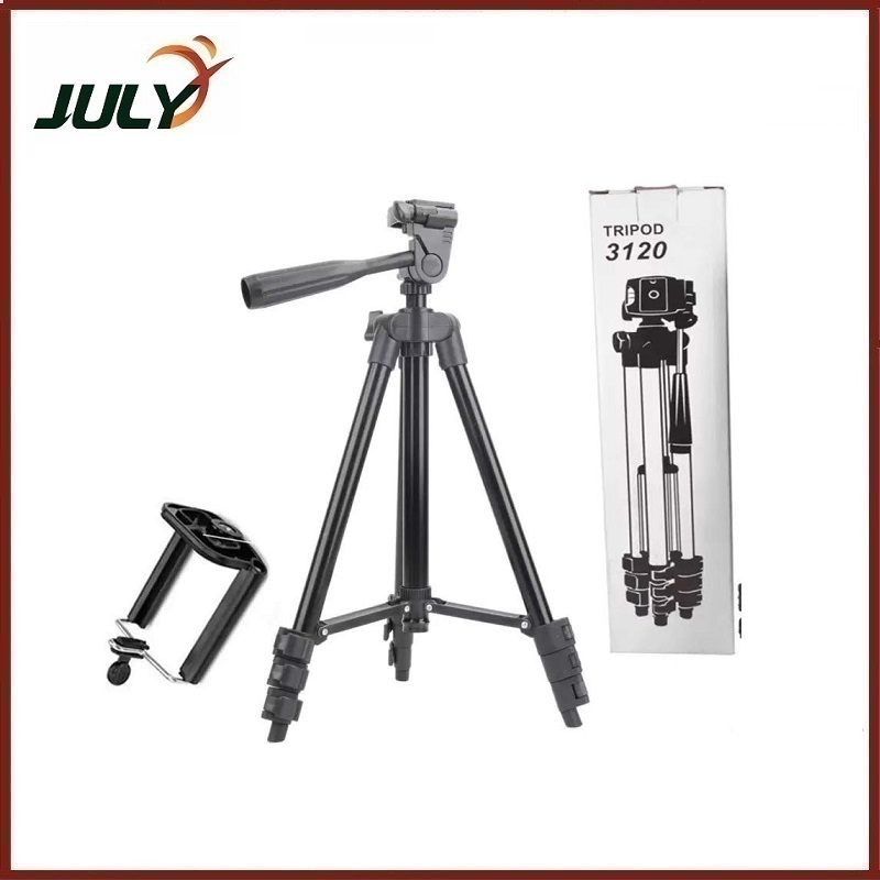 Giá đỡ chụp hình Tripod 3120 dành cho điện thoại, máy ảnh tặng kẹp điện thoại  - JL - HÀNG CHÍNH HÃNG